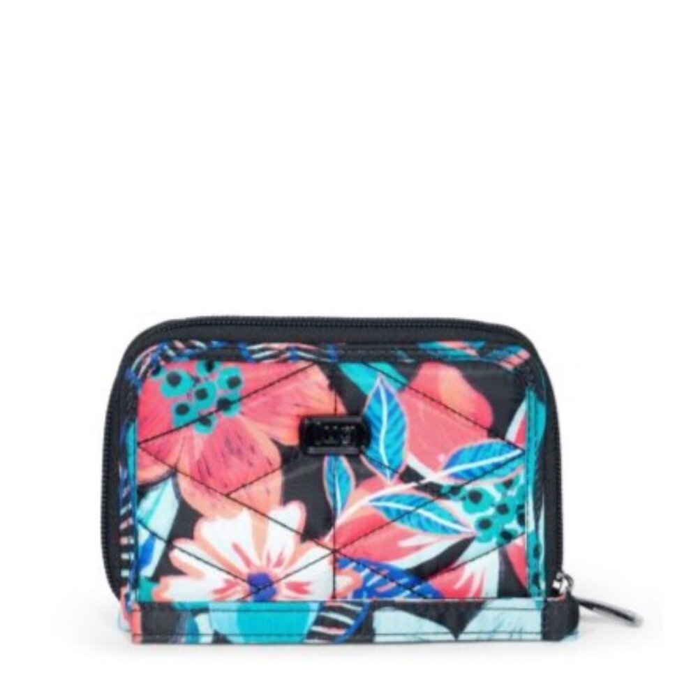 Lug Rodeo 2 Compact Unisex Wallet - RFID Protected, Tropical Resort Color